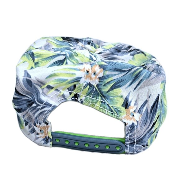 Hawaiian Tropical Floral Island Hat Cap Multicolor Snapback Beach Pool Summer - Picture 4 of 7